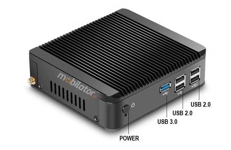 MiniPC yBOX-X30 Mini Komputer Zcza Power Zasilanie USB3.0 USB2.0 mobilator pl